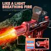 Powerful Uzi Electric Water Gun With Light Up Glowing Silencer Automatic Water Blaster For Summer Outdoor Shooting Games