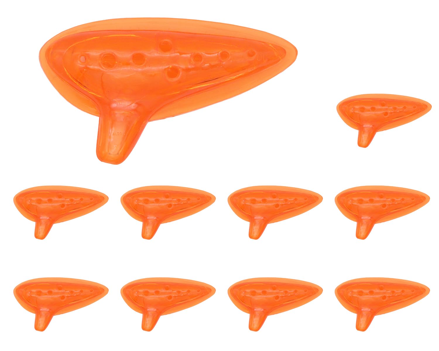 

Castle Enterprises Color Ocarina x Set (Orange) 10-Piece [Japanese Souvenir, Festival/Event/Children s Party/Street Stall/Fair]