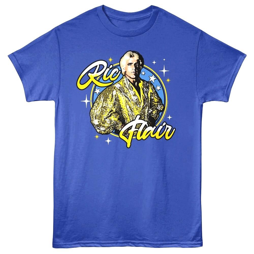 Ric Flair Gold Robe Sparkle Men T Shirt L