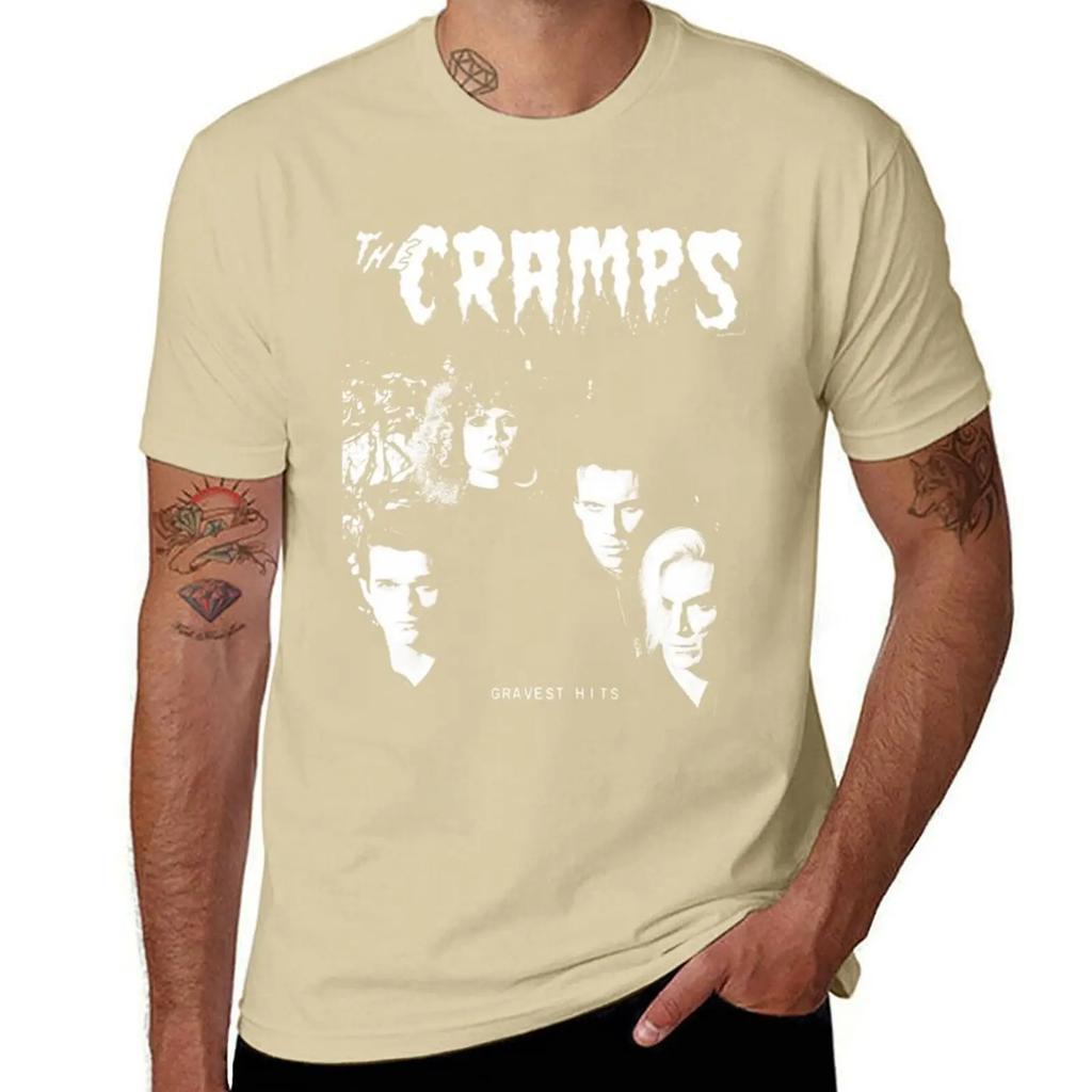 The Cramps Gravest Hits T-shirt t-shirts grafiska t-shirts löst sittande t-shirts animefigurer djurtryck för pojkar herr träningsskjortor