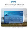 Retractable Wall-Mounted Invisible Clothes Drying Line for Indoor/Outdoor Use