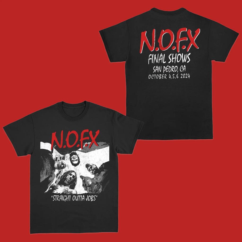2026 New Nofx Rock Band Pattern 100 Cotton Printed Summer Tshirt For Unisex And Women Casual Daily Wear For Both Genders