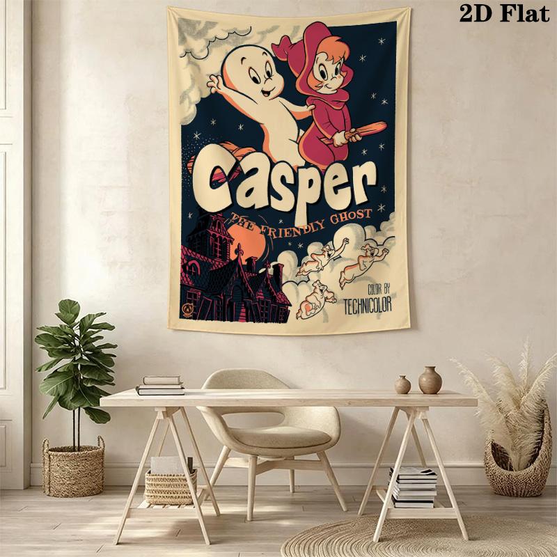 A Flying Broom Pattern Home Decor Tapestry, Wall Hanging, Decorative RV Wall Cloth.ZGT0914015