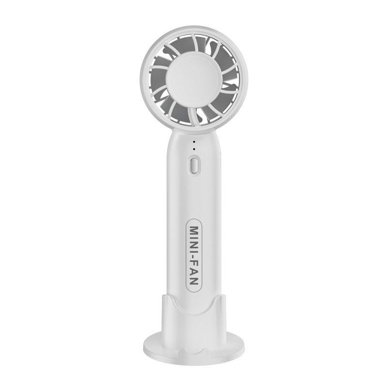 100 Speed Levels Mini Handheld Fan USB Rechargeable Cool Breeze LED Display for Makeup and Study