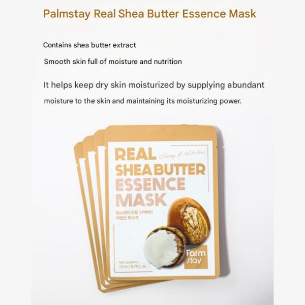 FARM STAY Real Essence Mask Combo Pack Ver.1 (1BOX / 12 Sheets) 23ml / 0.78 Fl.oz. Per Sheet  (3 Options)