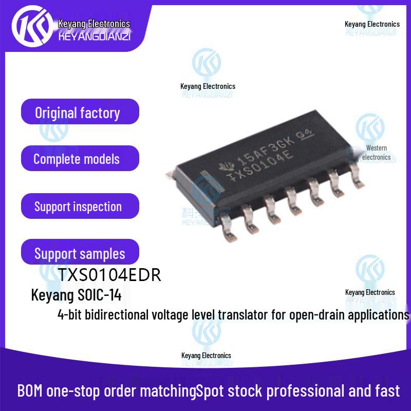 

TXS0104EDR SOIC-14 24Mbps 4-Bit Level Translator IC