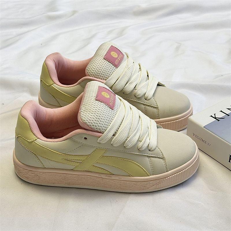 

Чоловіче взуття в гонконгському стилі 2025 весна нова пара універсальне студентське біле взуття жіноче інс тренд спортивне та повсякденне взуття для скейтбордингу 40 бежевий