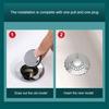 Quick Releases Bathtubs Drain Covers With Detachable Hair Trap Press Type Stoppers for 1.5 To 1.97Inch Drain Use