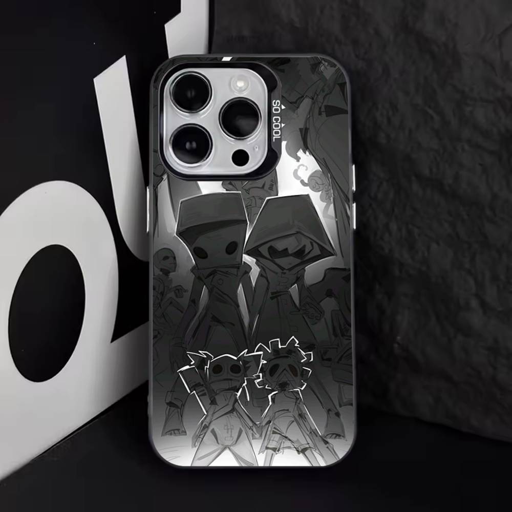 

Чехол для телефона L-Little Nightmares-S 3 для iPhone 17,16,15,14,13,12,11,Pro,Max,Plus,E,Air,Mini Черный ТПУ Чехол iPhone11