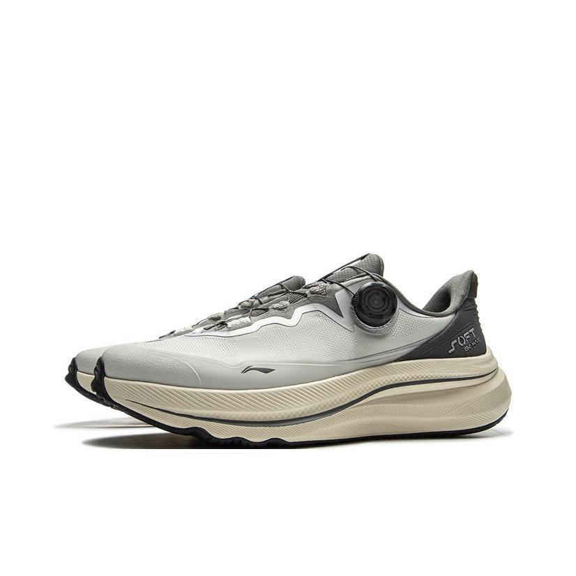 Li Ning Soft Go Max 2 Retro Versatile Fashion Classic Cushioning Non-Slip Wear-Resistant Breathable Support Rebound Low-Top Casual Shoes AGLV001-7