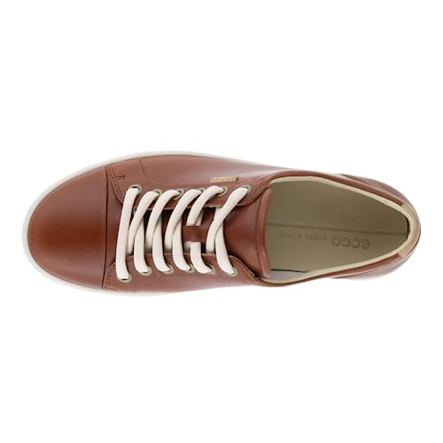 ECCO Women's Soft 7W COGNAC Sneakers/Walking Shoes, Sizes 22.0cm-22.5cm, 3E