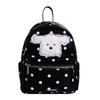 Schoolbag cute commuter backpack bag for women 1011 summer new large-capacity junior high school students student polka dot puppy schoolbag