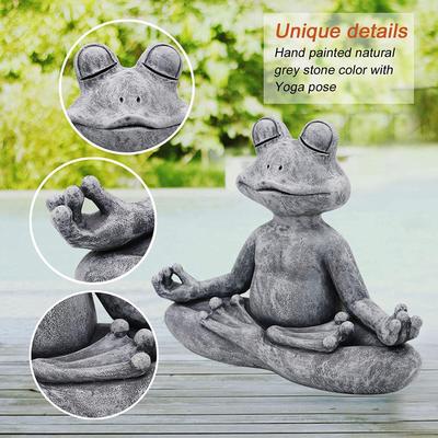 Meditating Creative Ornaments Meditation Simulation Animal Statue Ornaments