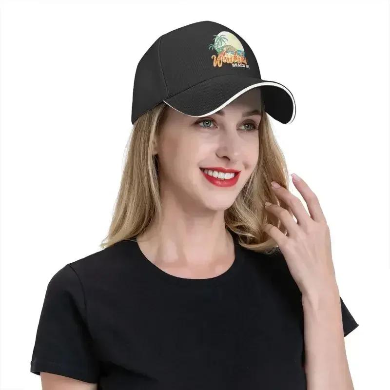 Classic Hawaii Waikiki Beach Baseball Cap Women Men Custom Adjustable Unisex Tropical Palm Tree Dad Hat Summer