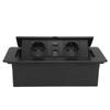 Desktop Socket Box 2 Prong Outlets USB Type C 20W Fast Charging Recessed Power Strip for Home