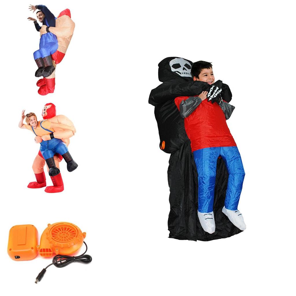 Cute Inflatable Et Costume Wrestler Outfit For Halloween Party Fun