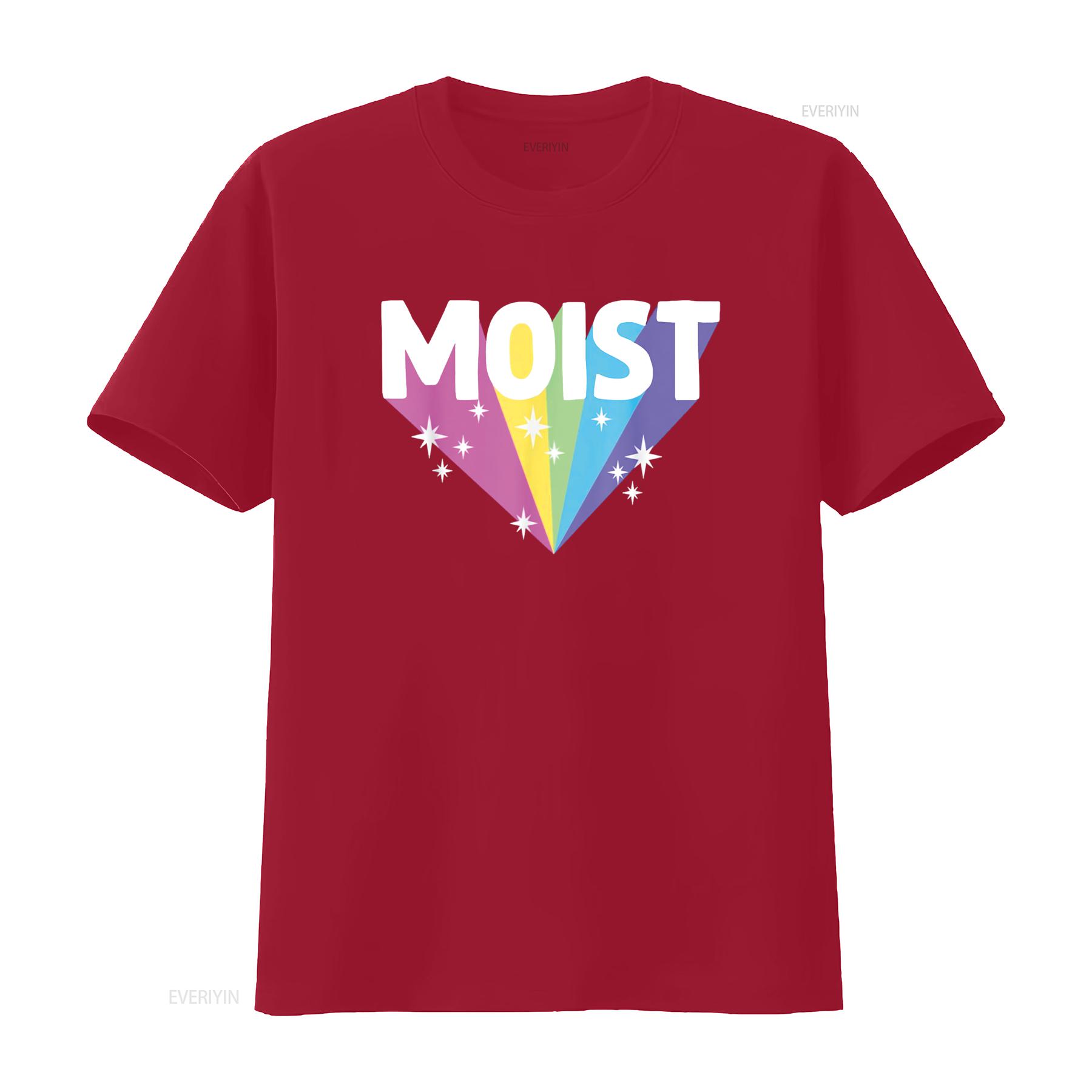 

Moist Funny Meme Offensive Weird Cool Hilarious Humorous T Shirt vintage Washed Top For Everyday Wear homme Comfortable S