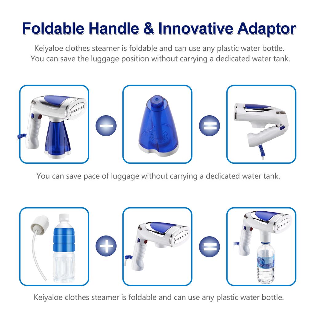 Handheld Folding Hanging Ironing Machine Household Mini Steam Iron 1600w Travel Thermostat Ironing Machine
