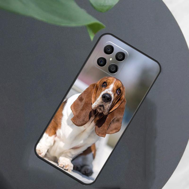 Basset Hound Dog For Honor Magic 8 7 5 6 Pro Case For Honor 200 400 Lite 50 70 90 X8c X8b X9a X9b X9c X9d Win