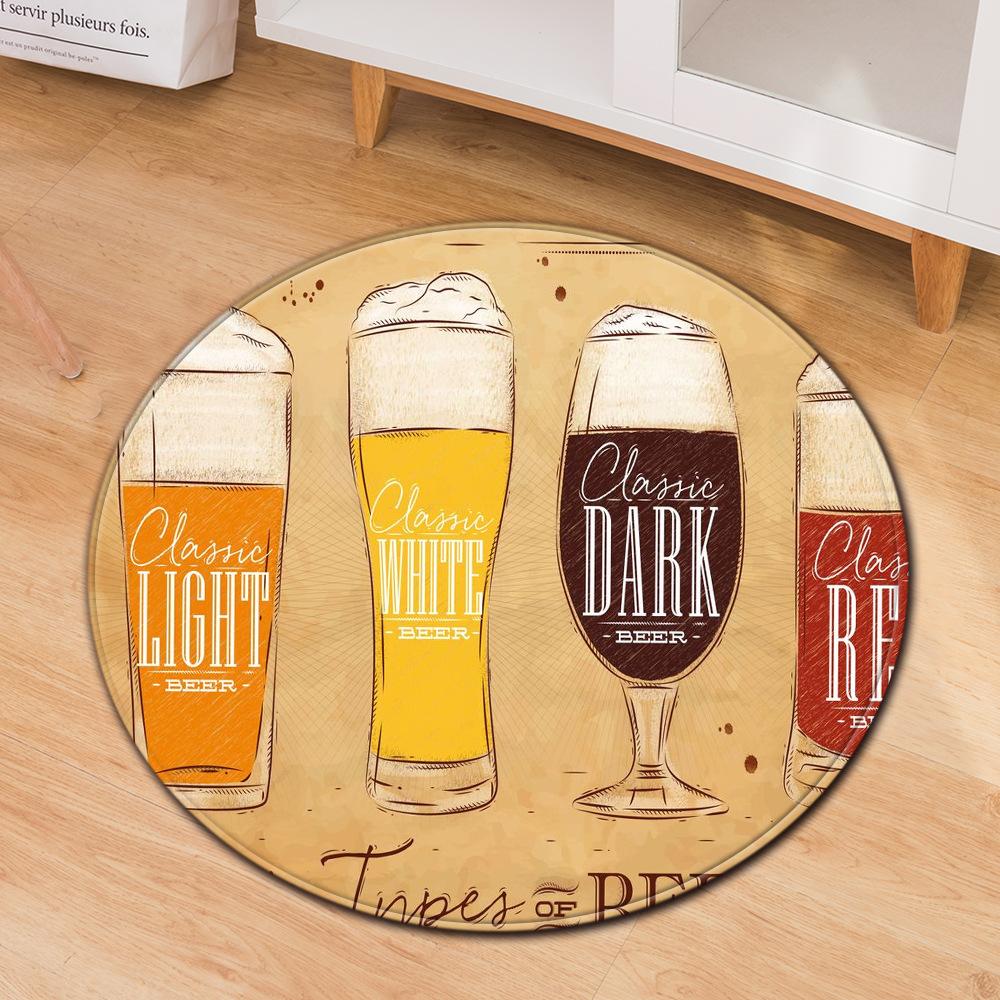 Simple Printed Carpet Computer Chair Mat Office Chair Floor Mat Door Mat Foot Mat