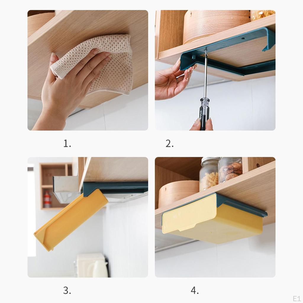 Spice Drawer Organizer for Under Cabinet Storage