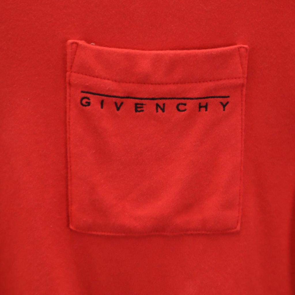 GIVENCHY made in Japan Long sleeve High neck T-shirt No. 9 Red Women Used