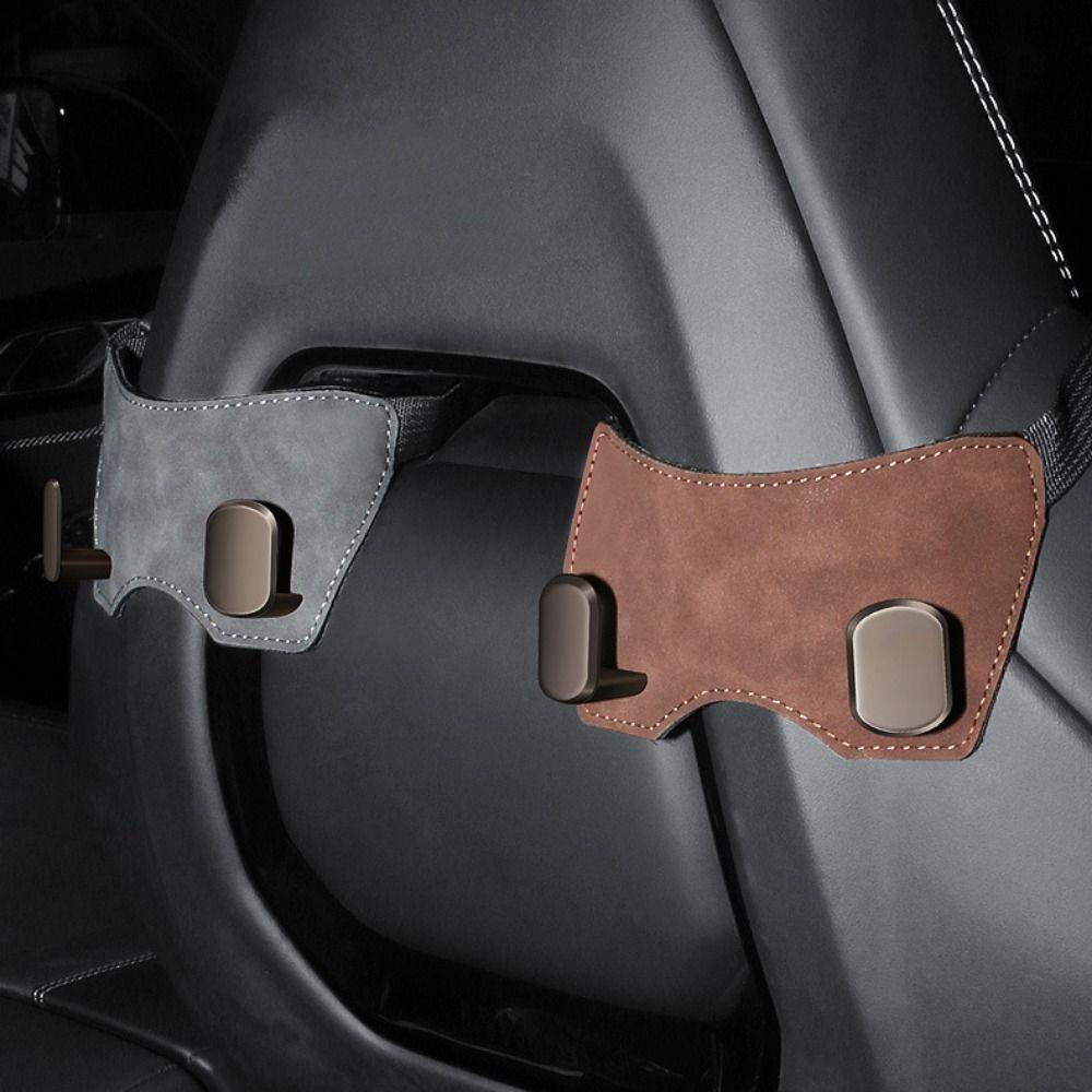 Double Hook Car Headrest Hook High Load-Bearing Automotive Seat Back Organizers Automotive Seat