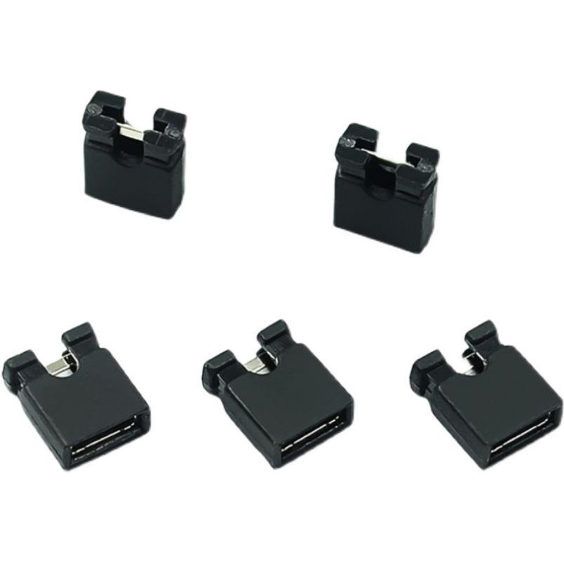 

Black 2.54MM Pitch Jumper Cap, Shorting Block Connector Open