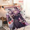 Game Honkai Star Rail New Evernight Blanket Flannel Warm Soft Plush Blanket for Sofa Living Room Office Bedroom Travel Gift