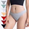 Atmungsaktiver Baumwoll-Bikini-Slip mit niedrigem Bund
