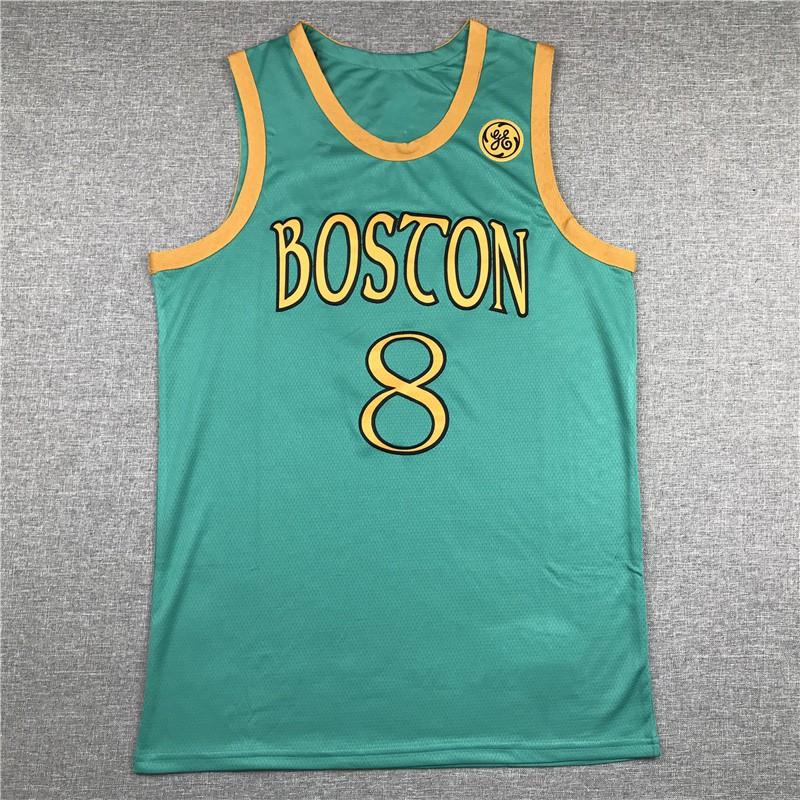 Boston Celtics Basketball Jersey Vest With Embroidered Numbers Names Tatum Irving Bird Fans