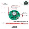 Square Plastic 5CM Magnet Speaker 8 Ohm 0.5W for Story Machines, Doorbells, and Toys