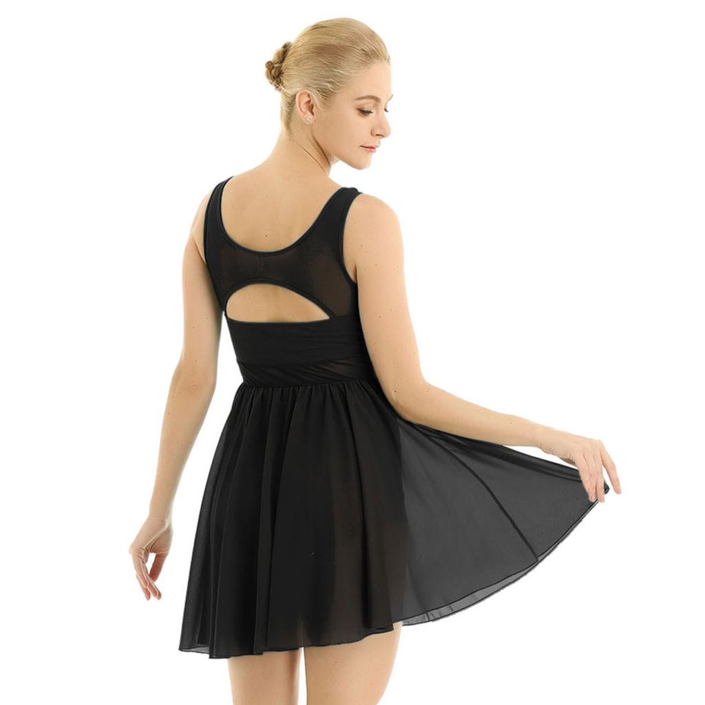 Women Adult Ballet Dress Irregular Princess Dance Skirt Gymnastics Leotard Dress Women Adult Ballet Dress Irregular Princess Dance Skirt Gymnastics Leotard Dress
