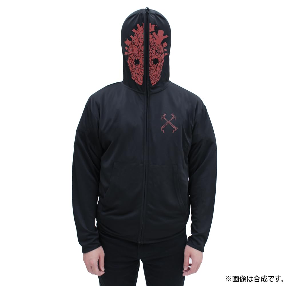 COSPA Dorohedoro Kokoro Full Zip Hoodie BLACK L size [Official] (original version)