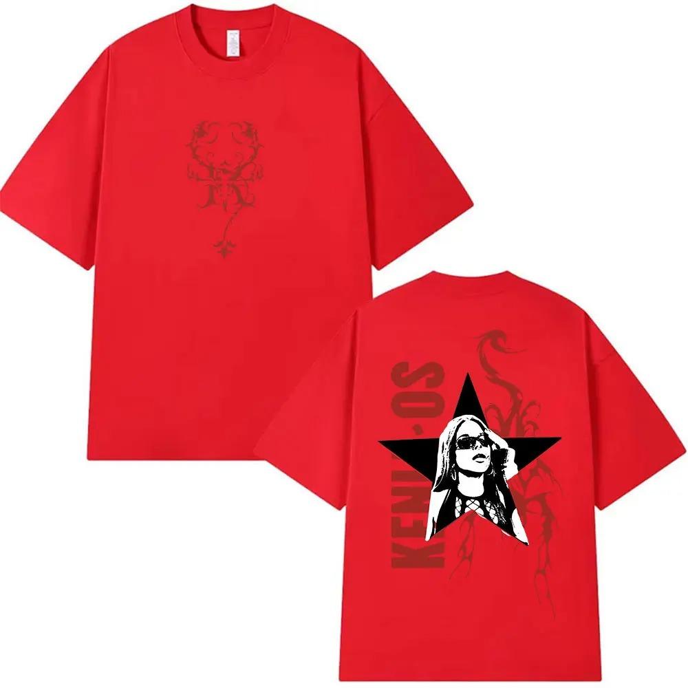 Singer Kenia Os Album Tour 2026 Graphic T Shirts Men Women Hip Hop Pop Music Short Sleeve T-shirt Vintage Cotton Tees Streetwear