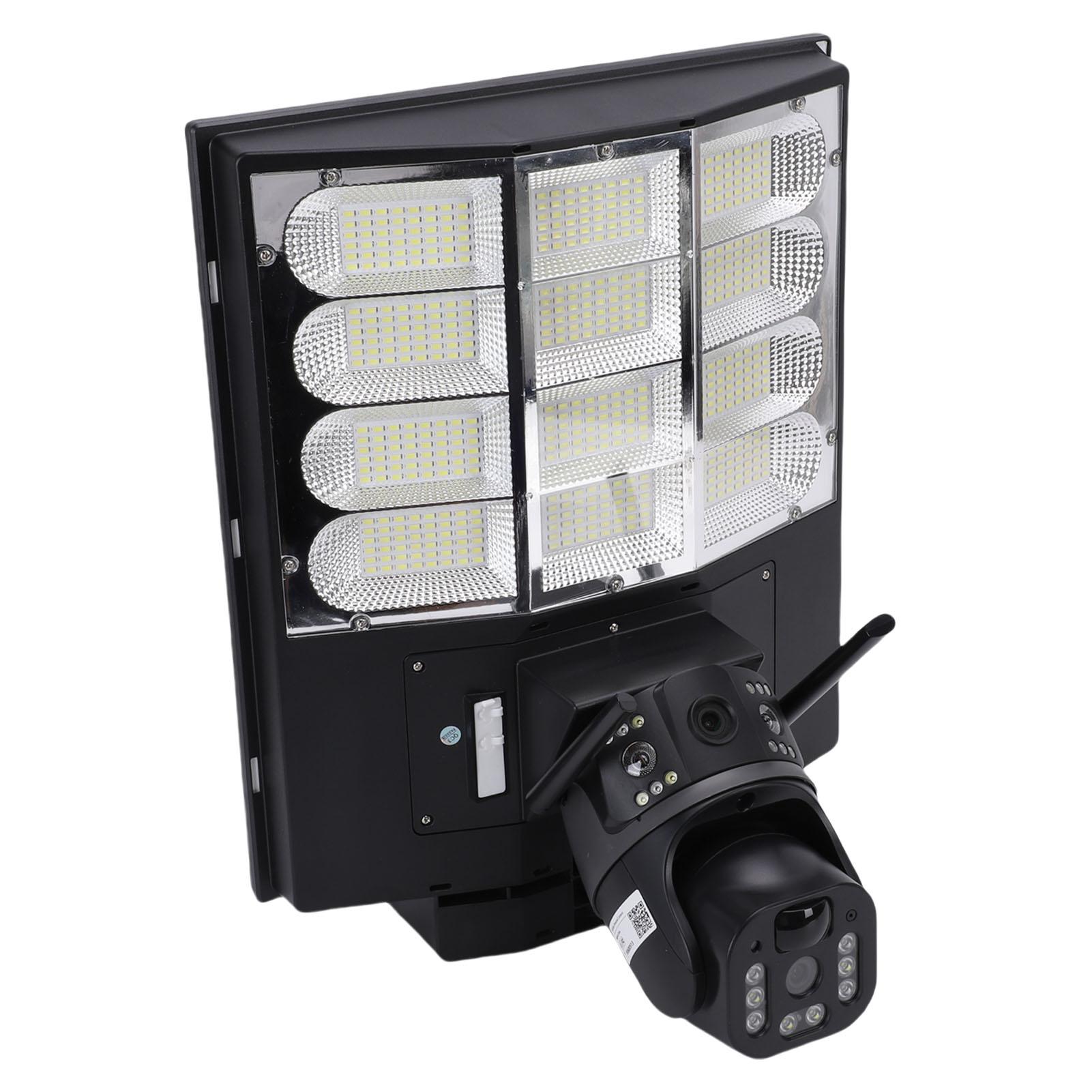 

Street Light with 4G Camera Water Proof Human Detection 1080P Dual Lens 2 in 1 Solar Street Light Security Camera for Outdoor