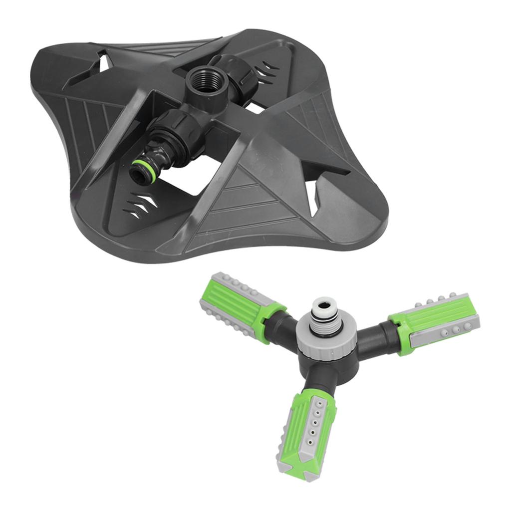 Lawn Water Sprinkler Automatic Flower Watering Device Three Prong Sprinkler for Garden Watering Gardening