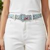 Printed PU Leather Waistband Korean Style Retro Waistband Fashion Floral Belt  Outdoor