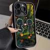 Phone Case for iPhone 17 Air 16E 15 16 Pro Max Nature Cute Child Painting Style Cover 14 Plus 13 12 Mini Soft Shell Silicone Fun