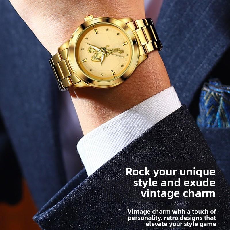 OPK Brand Watch Is A Success, Relief Surface Quartz Watch, Men's Watch, Men's Watch