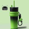 316 Stainless Steel Portable Thermos Cup with Giant Straw for Coffee or Ice Water