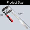 Bar Clamp F Carbon Steel Heavy Duty Fast Sliding Clip Woodworking Tool for Workbench