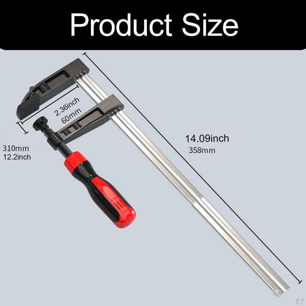 Bar Clamp F Carbon Steel Heavy Duty Fast Sliding Clip Woodworking Tool for Workbench