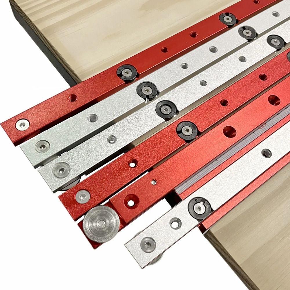Durable In Use Table Saw Gauge Rod Aluminium Alloy Miter Bar T Slot Miter Gauge Slider