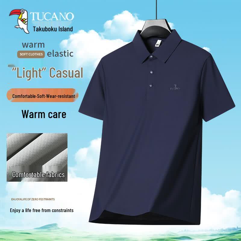 TUCANO Men s Ice Silk Cooling Short Sleeve Polo Shirt 3XL