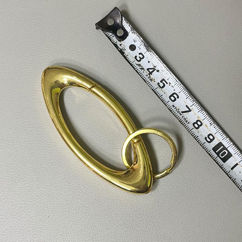 Zinc Alloy Bag Charm Trinkets Keychain Cross Carabiner Keychain Camping Hiking Outdoor Climber Waist Pendant Accessories Gift