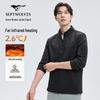 Men's Knit Half-Zip Long-Sleeve T-Shirt