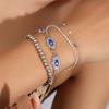 Zartes Evil Eye Armband für Damen Mädchen Y2k Kristall-Kettenarmbänder Geburtstagsfeier Schmuck Geschenke
