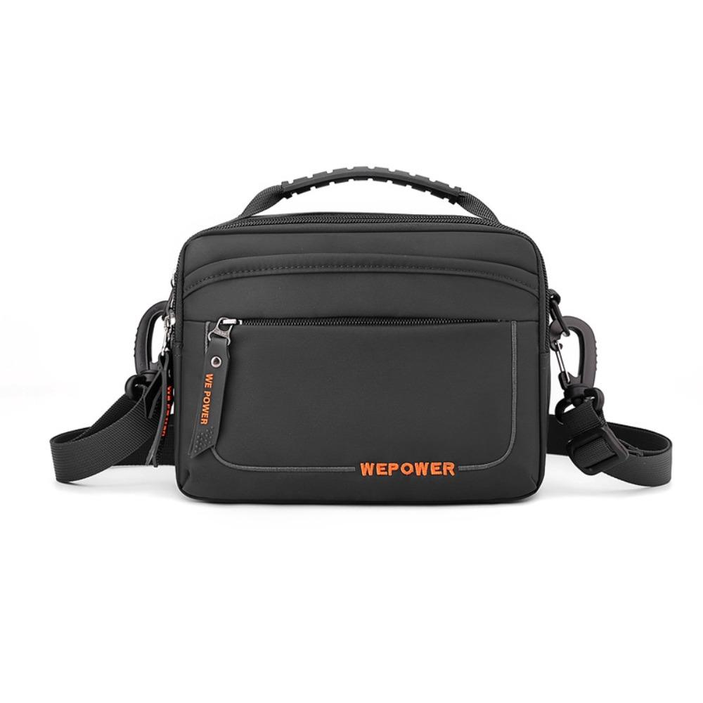 Large Capacity Men's Shoulder Bag Multifunctional Nylon Waist Bag Business Crossbody Bag  Work