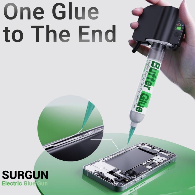 Cordless Glues Dispenser Safety 3 gear 17.5mm Tube Compatibility Rechargeable Electric Glues Guns For Precisions Work
